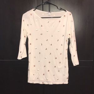 Old Navy polka dot shirt